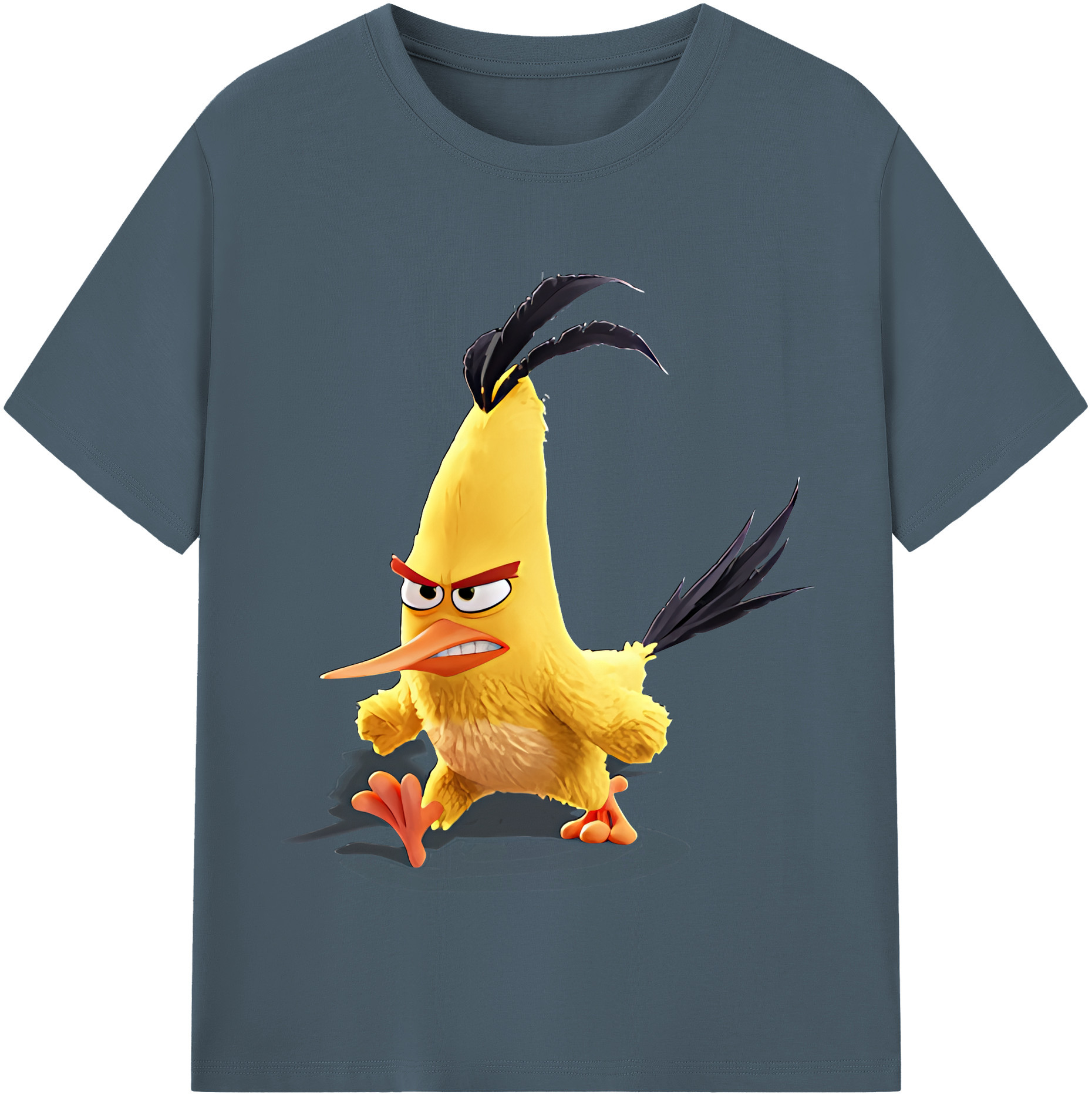（画像用） Angry Birds アングリーバード 綿100％半袖Tシャツ（フロントプリント）